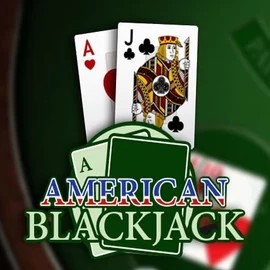 Logo of American Blackjack from Habanero at Wild Card City Casino