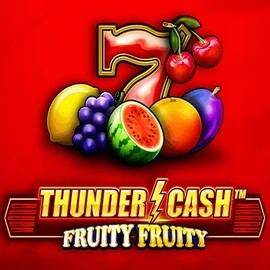 Thunder Cash Fruity Fruity logo by Novomatic at Wild Card City CasinoThunder Cash Fruity Fruity